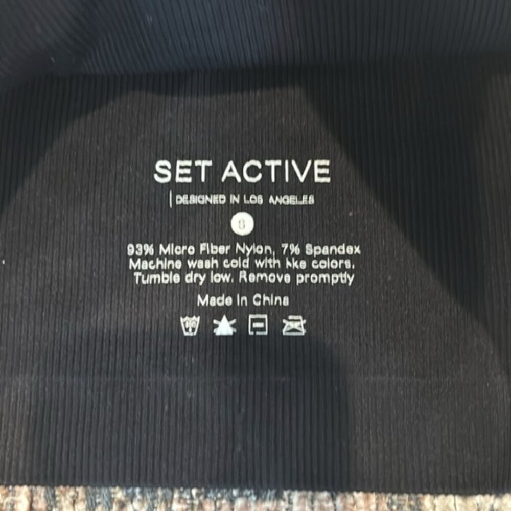 Set Active Sculptflex Ribbed One Shoulder Bra - Picture 3 of 3